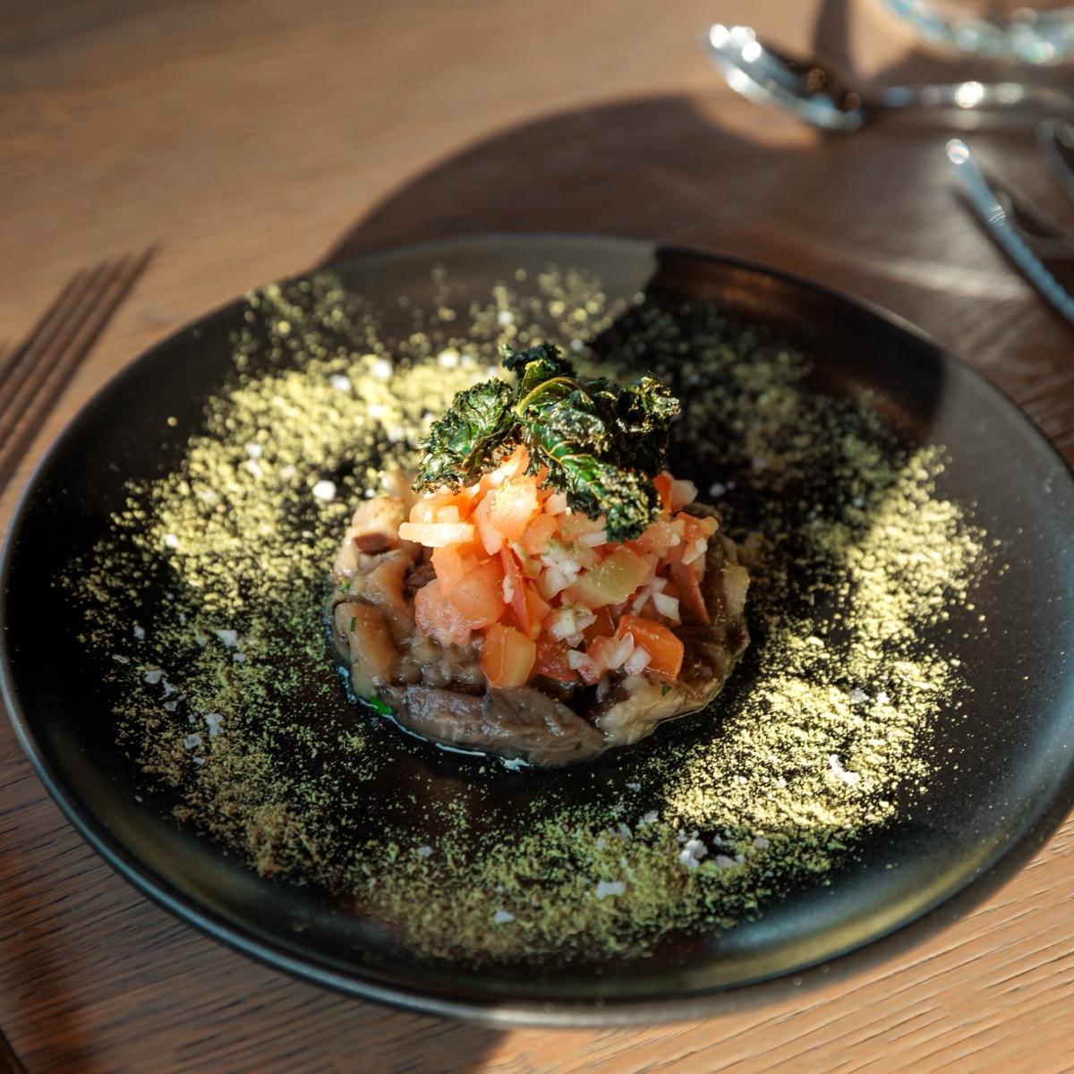 A dish from the Aurora Village restaurant