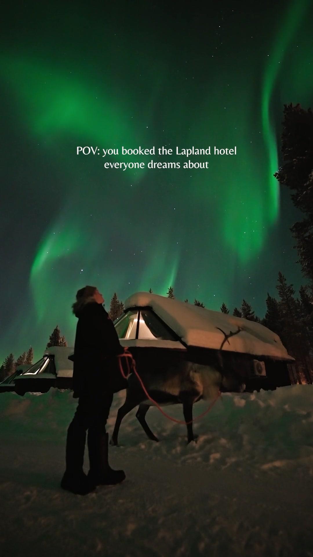 POV: you booked the Lapland hotel everyone dreams about